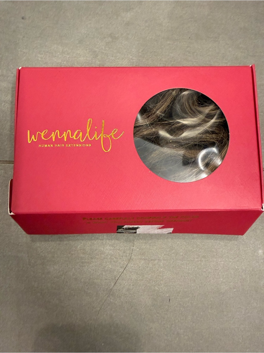 WENNALIFE natural black to light Blonde Human Hair Extensions